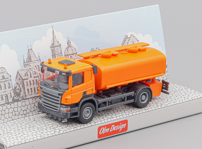 SCANIA P 4х2 универсальная цистерна, оранжевый
