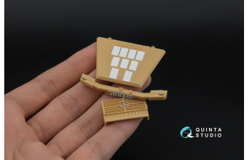 3D Декаль интерьера кабины Mercedes-Benz Wolf SSA (Neverland Hobby) (с 3D-печатными деталями)