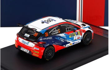 HYUNDAI I20 Rally2 Team Teo Martin Motorsport №36 Rally Islas Canarias (2023) Jan Solans - Rodrigo Sanjuan, White Red Fluo Blue