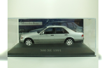 MERCEDES-BENZ 500SE (1991), silver металик