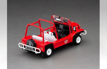 AUSTIN Mini Moke RHD Car Rental Macau with 2 Figurines, red