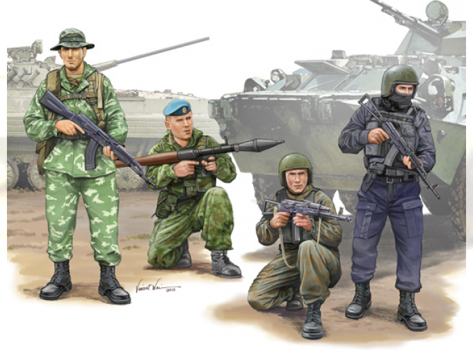 Сборная модель Солдаты  Russian Special Operation Force
