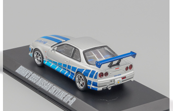 NISSAN Skyline GT-R (R34) из к/ф "Двойной Форсаж" (1999), silver