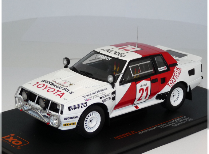 TOYOTA Celica Twincam Turbo (TA64) #21 "Toyota team Europe" Kankkunen/Gallagher победитель Safari Rally (1985)