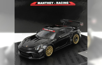 PORSCHE 911 991-2 Gt3 Rs Mr Team Manthey Racing 2018 - Golden Rims, Black