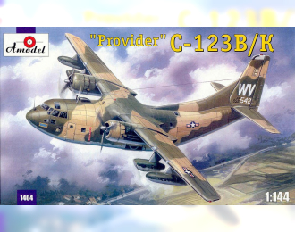 Сборная модель Американский военно-транспортный самолёт Fairchild C-123B / K Provider