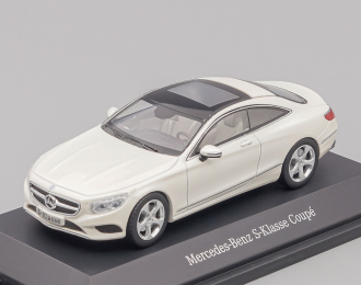 MERCEDES-BENZ S-Class C217 Coupe (2014), white diamond bright