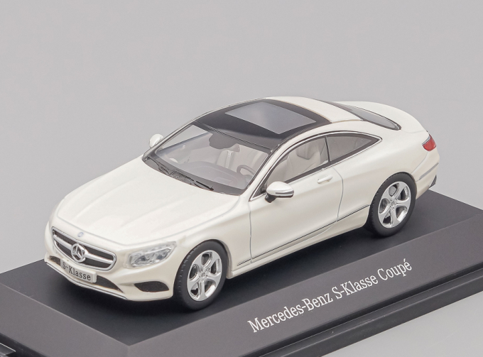 MERCEDES-BENZ S-Class C217 Coupe (2014), white diamond bright