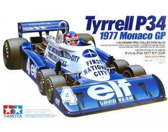 Сборная модель Tyrrell P34 1977 Monaco GP