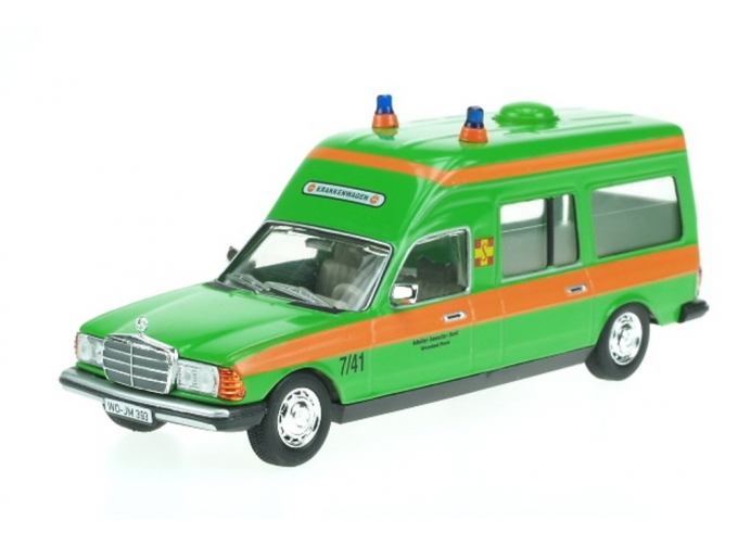 MERCEDES-BENZ W123 300 D Ambulancia Deco, green