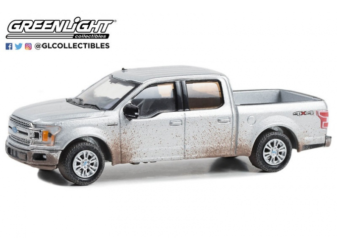 FORD F-150 SuperCrew 2020 Iconic Silver with Mud Spray