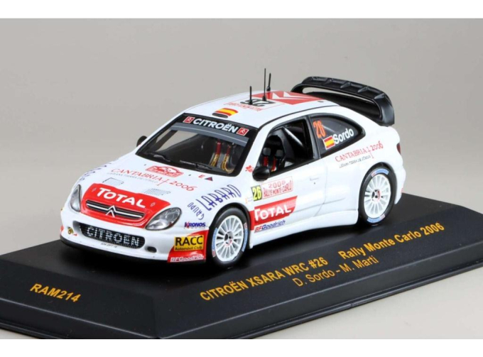 CITROEN XSARA WRC №26 Rallye Monte Carlo D.Sordo M.Marti (2006)