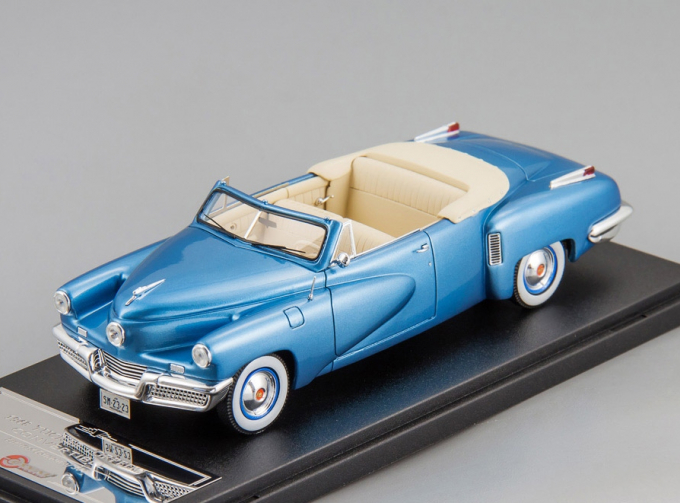 TUCKER Torpedo Convertible top down (1948), blue