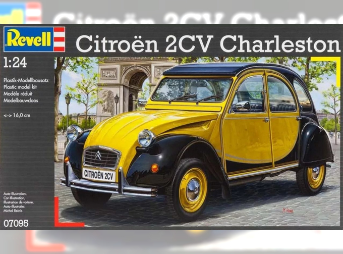 Сборная модель Французский легковой автомобиль Citroen 2CV