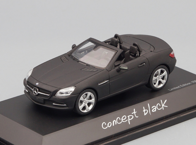 MERCEDES-BENZ SLK (R172) "Concept Black", black matte