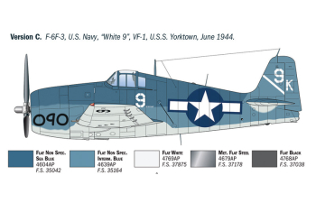 Сборная модель F6 F-3/5 HELLCAT