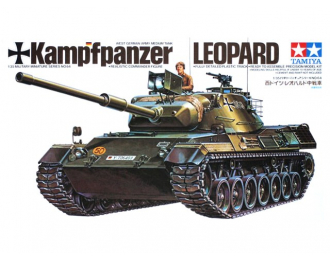 Сборная модель Западно-германский танк Leopard "Standard Panther" 1963г. c 105-мм пушкой и 1 фигурой командира