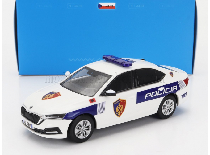 SKODA Octavia Iv Albanie Policia (2020), White Blue