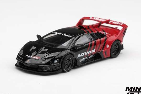 LAMBORGHINI Murcielago LB-Super Silhouette GT EVO Advan (2025), black / red