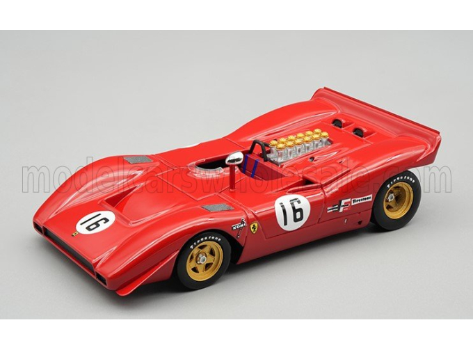 FERRARI 612 CAN-AM №16 3rd WATKINS GLEN Chris Amon (1969), red