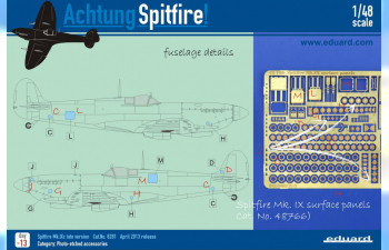 Фототравление Spitfire Mk.IX surface panels