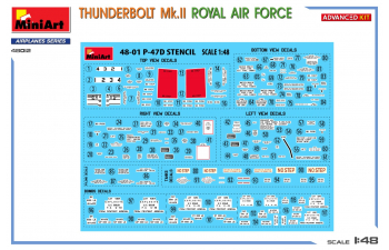 Сборная модель THUNDERBOLT Mkii Airplane Military 1942