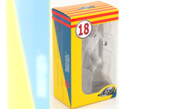 FIGUR Le Mans Start helmet silver only figure  Car Not included in the price