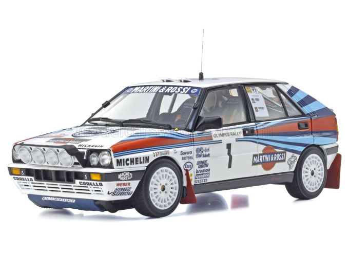 LANCIA DELTA HF INTEGRALE 8V MARTINI (night version) №1 Winner Rally Olympus Miki Biasion - Tiziano Siviero (1988)