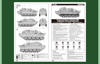 Сборная модель Fvab, German Land-Wasser-Schlepper (LWS) amphibious tractor Early production