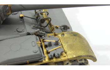 Фототравление Т-55АД Дрозд (Takom) брызговики и грязевые щитки