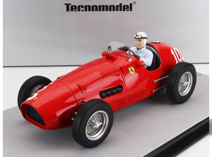 FERRARI F1 500 F2 №102 Nurburgring Gp (with Pilot Figure) (1952) Nino Farina, Red