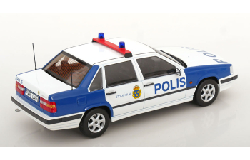 VOLVO 850 Polis Sweden (1993), white blue