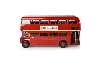 Сборная модель AEC ROUTEMASTER RM 857 London Bus L 69 8 B 20 H 37 5 in cm (1961), red