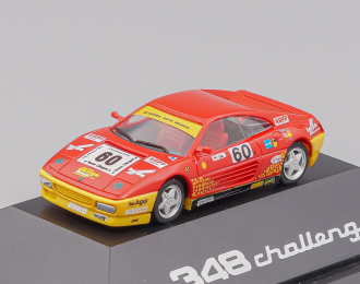 FERRARI 348 tb - Bernd Hahne #60 - 348 Challenge (1989 - 1994), red / yellow