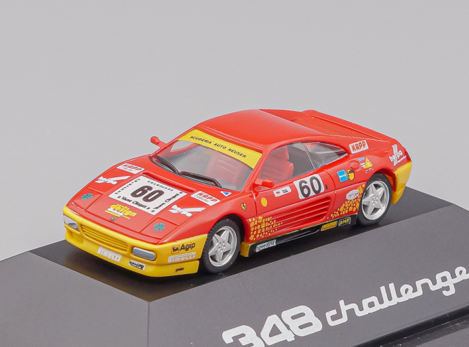 FERRARI 348 tb - Bernd Hahne #60 - 348 Challenge (1989 - 1994), red / yellow