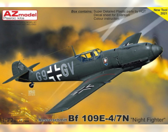 Сборная модель Bf 109E-4/7 Night Fighter