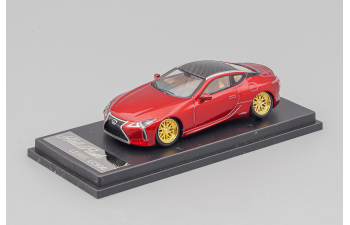 LEXUS LC500 HellaFlush (2017), red