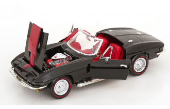 CHEVROLET Corvette L-71 Roadster (1967), black red