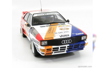 AUDI QUATTRO A2 №2 WINNER RALLY AVD STH HUNSRUCK (1984) D.LUX, white / red