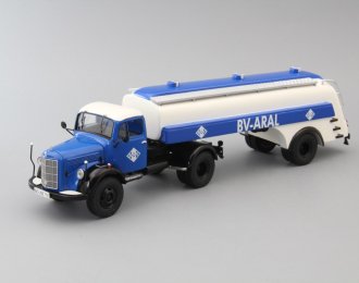 MERCEDES-BENZ L3500 BV-ARAL, blue / white