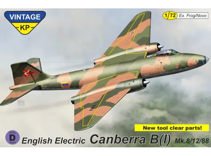 Сборная модель Canberra B(I) Mk.12 (VINTAGE KP)