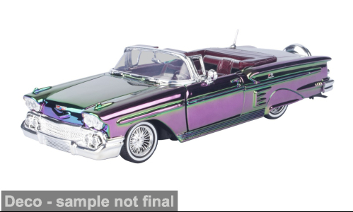 CHEVROLET Impala (1958), purple/green