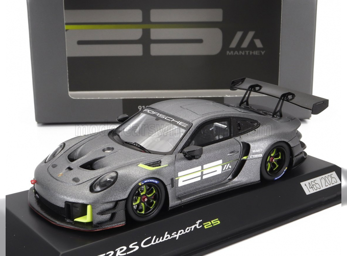 PORSCHE 911 991-2 Gt2 Clubsport Coupe 2022 - 25th Anniversary, Matt Grey