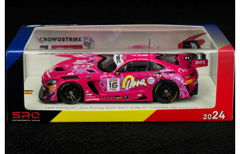 MERCEDES-BENZ Amg Gt3 Evo 6.2l V8 Team Uno Racing Landgraf №16 2nd Pro-am Class 24h Spa (2024) Indy Dontje - David Pun - Kevin Tse - Rio, Lillac