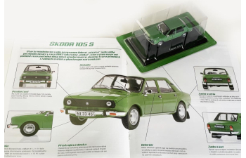 SKODA 105 S (1978), green