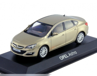 Opel Astra J 4d sedan 2012 золотистый мет