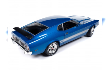 FORD Mustang Mach 1 (1973), blue metallic/silver