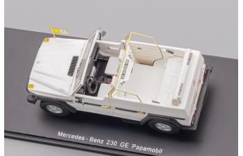 MERCEDES-BENZ 230 GE Papamobil, white