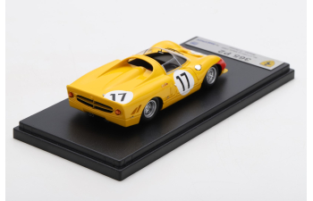 FERRARI 365 P2 #17 24H Le Mans Jean Blaton Beurlys-Pierre Dumay (1966), yellow / red