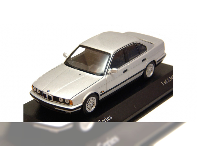 BMW 535i (1988), silver